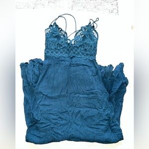 Free People Adella maxi slip dress